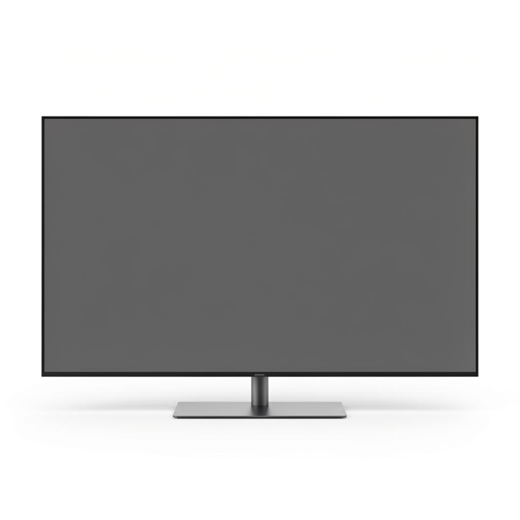 55-inch 4K smart TV front view